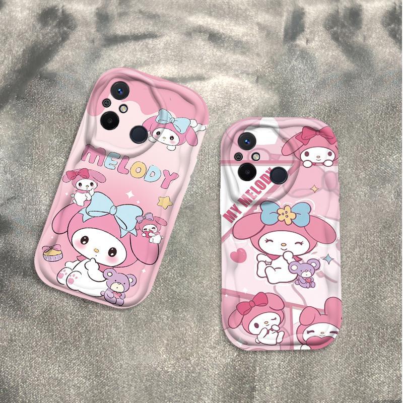 Ốp Lưng Cho Redmi 12C Hoạt Hình Silicon Mềm Đáng Yêu Vỏ Điện Thoại TPU My Melody Sanrio Ốp Lưng Chốn
