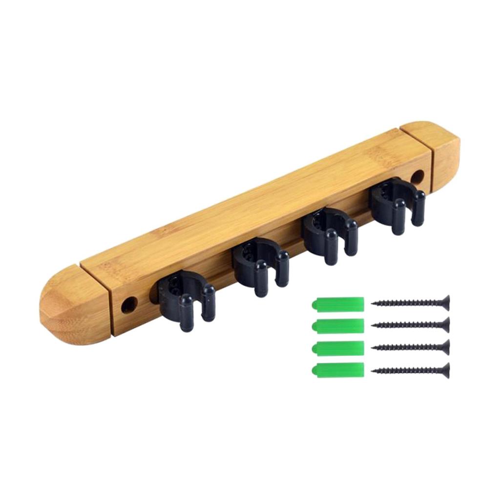Bi-a Bể Cue Rack Snooker Cue Rack Holds 4 Cue Pool Cues, Rod Organizer Pool Cue Holder cho Pool Bar 
