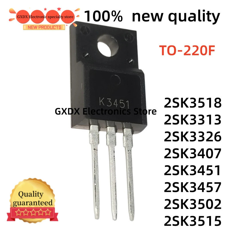 5 Chiếc 2SK3518 K3518 2SK3313 K3313 2SK3326 K3326 2SK3407 K3407 2SK3451 K3451 2SK351 K3451 2SK3515 K