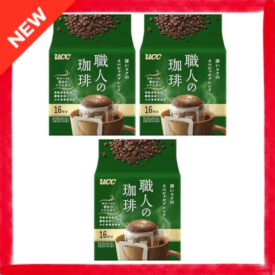 Direct from Japan Artisan Coffee One Drip Coffee Deep Rich Special Blend 48 cups (3 x 16 cups)