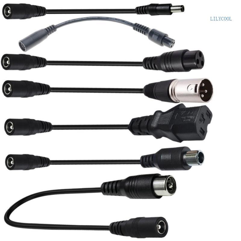 Copper Wire DC5521 Female to 3PIN Aviation Head Adapter Cable Converter Cord
