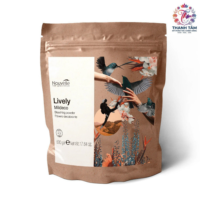 Bột tẩy Lively không Ammonia Free Bleaching Powder Nouvelle 500ml .TT