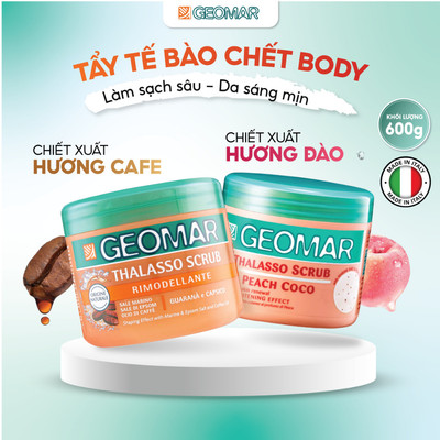 Tẩy Tế Bào Chết Body Tinh Dầu Dưỡng Da Geomar Chuẩn Châu Âu Giúp Trắng Sáng Da, Mềm Mịn, Làm Sạch, Dưỡng Ẩm – 600g