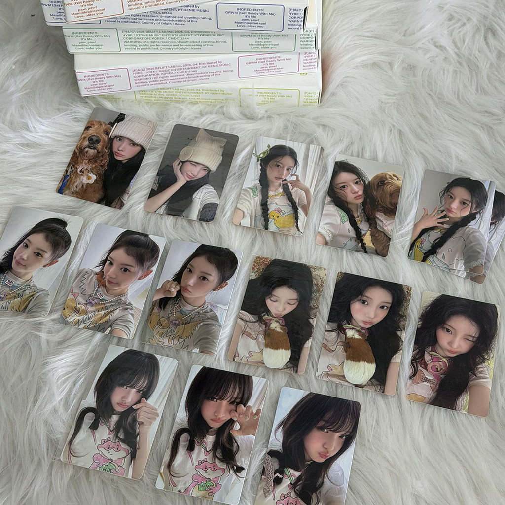 1-5 chiếc ILLIT MAMA Lomo Cards GRWM DEARLIT Kỷ niệm ra mắt lần thứ 2 KHÔNG DỄ DÀNG Album BOMB Toki 