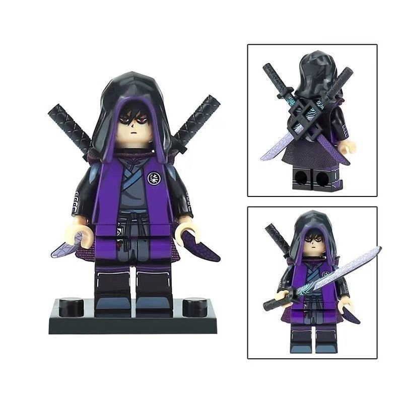 Assassin Wu Six Seven Full Set Khối Xây Dựng Tương Thích Trẻ Em Phantom Ninja Minifigure Aqi Double 