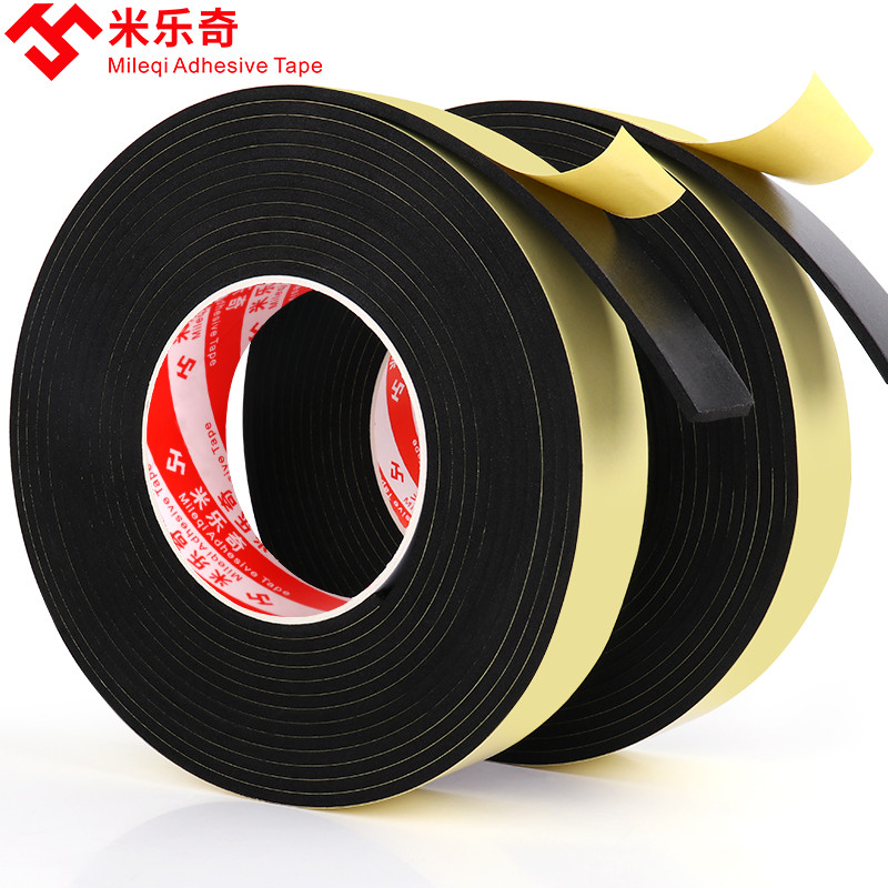 Dải niêm phong EPDM EPDM với dải xốp keo Dải xốp cao su tự dính chống nước Shock @ -