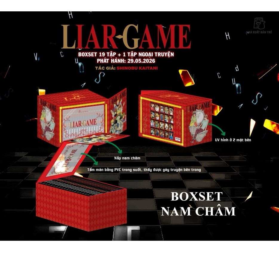 Truyện Tranh | Liar Game: Tập 1 - 19 + Ngoại Truyện (Bộ 20 Tập) - Box Nam Châm + Shikishi Standee + 