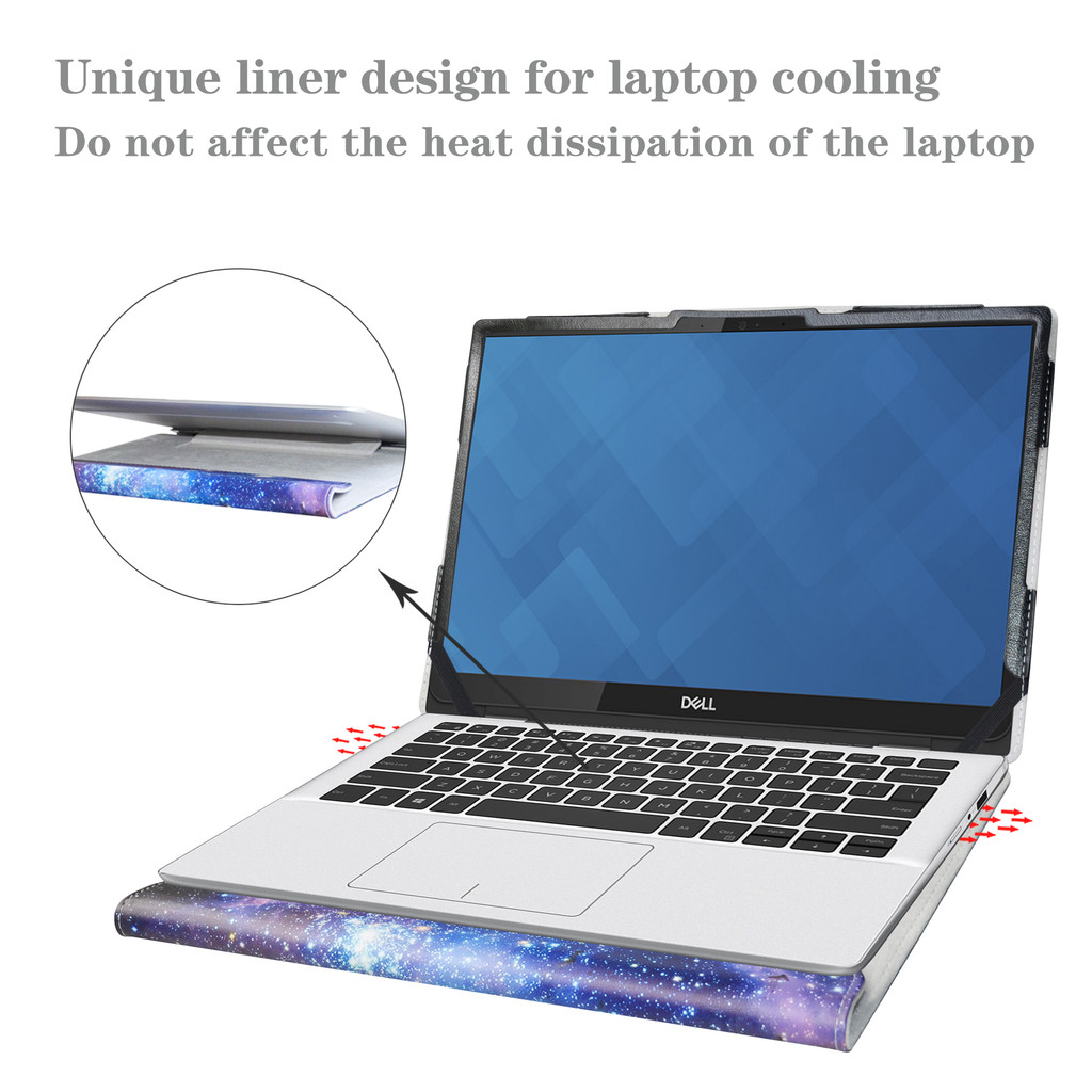 Ốp lưng cho HP 630 / 635 G9 / G10,430G8,13b-ca; Lenovo C640-13IML, Da PU