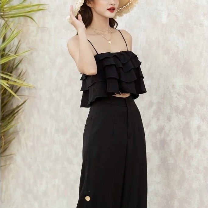 Thanh lý Áo 2 dây bèo tầng HOO DESIGN (NEW)