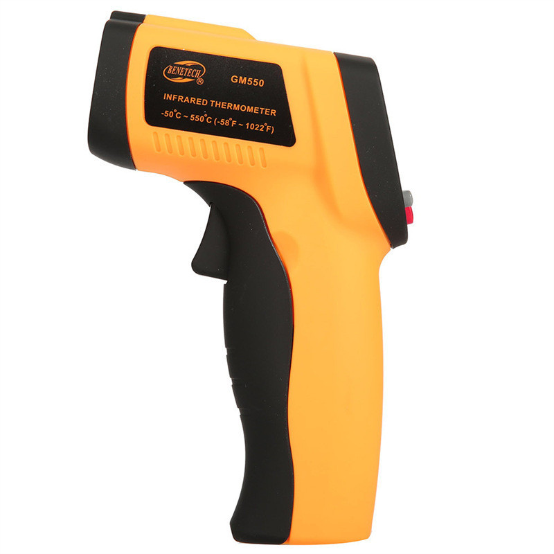 Nhiệt kế hồng ngoại Bizhi GM550 Nhiệt kế đối tượng đo hồng ngoại không tiếp xúc-50 ~ 550℃Hàng có sẵn