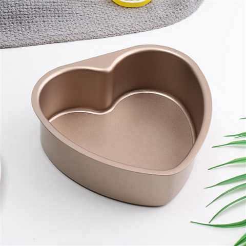 Non-Stick Love Mold Qi Feng Cake Embryo Live Bottom Non-Stick Household Commercial Oven 6-Inch 8-Inc