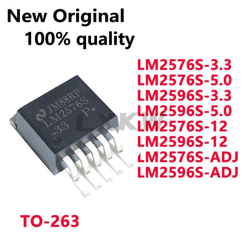 5 Chiếc Mới LM2576S-3.3 LM2576S-5.0 LM2576S-12 LM2576S-ADJ LM2596S-3.3 LM2596S-5.0 LM2596S-12 LM2596