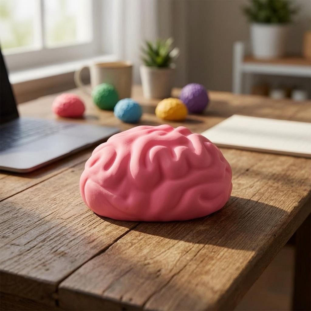 Não Squishy Đồ Chơi Hồng Não Căng Thẳng Bóng Giải Phẫu Căng Thẳng Bóng Cầm Tay Kết Cấu Thực Tế