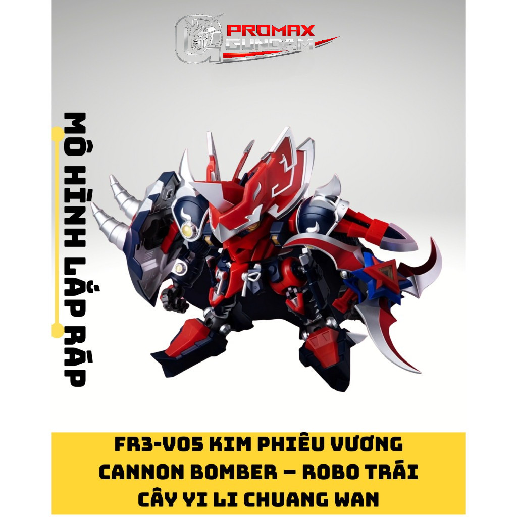 Mô Hình Lắp Ráp Kim Phiêu Vương FR3-V05 Cannon Bomber – Robo Trái Cây Yi Li Chuang Wan | Robot MiniP
