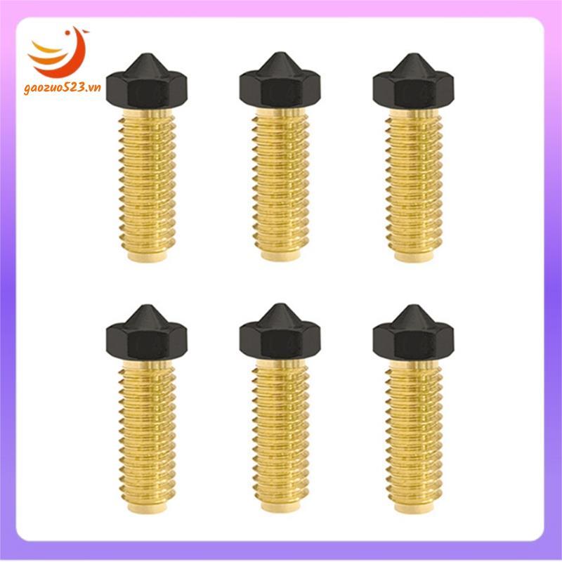 [gaozuo523.vn] Vòi phun cho 2 / K2 Neo / Kobr 2 Max- 6 chiếc Bộ phủ nóng cấp để in PETG mà không cần