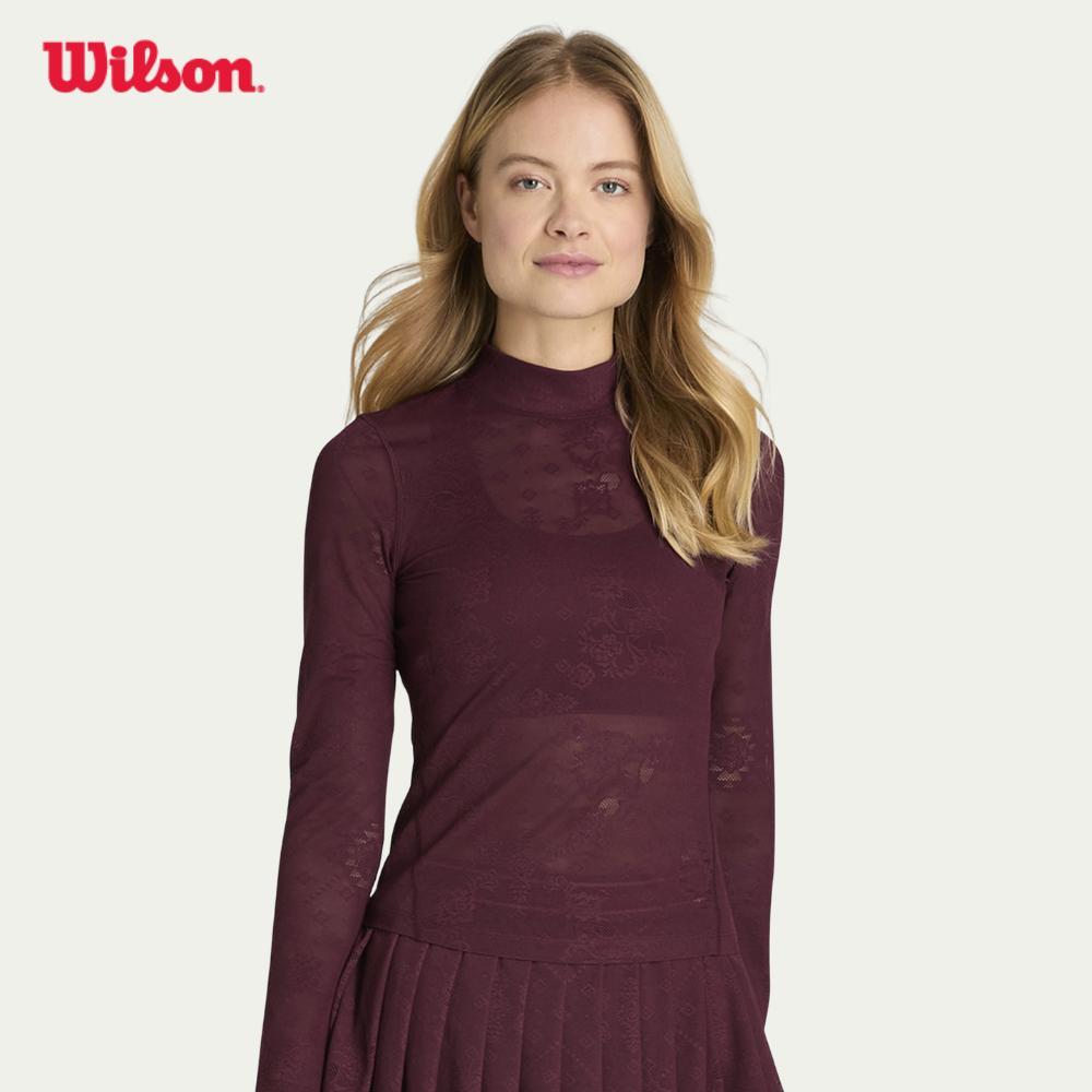 Wilson All Day Mockneck Lace Áo Nữ Thể Thao Port Royale Lace WE00044Z016001