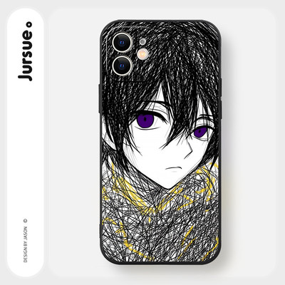 JURSUE Ốp lưng dễ thương đẹp hoạt hình Anime độc lạ Nghệ thuật trừu tượng ngộ nghĩnh nam chống sốc chống bẩn mềm cho iPhone 17 Air 16 15 14 13 12 11 PRO MAX SE 2020 X XR XS ip 8 7 Plus MZ506535Q