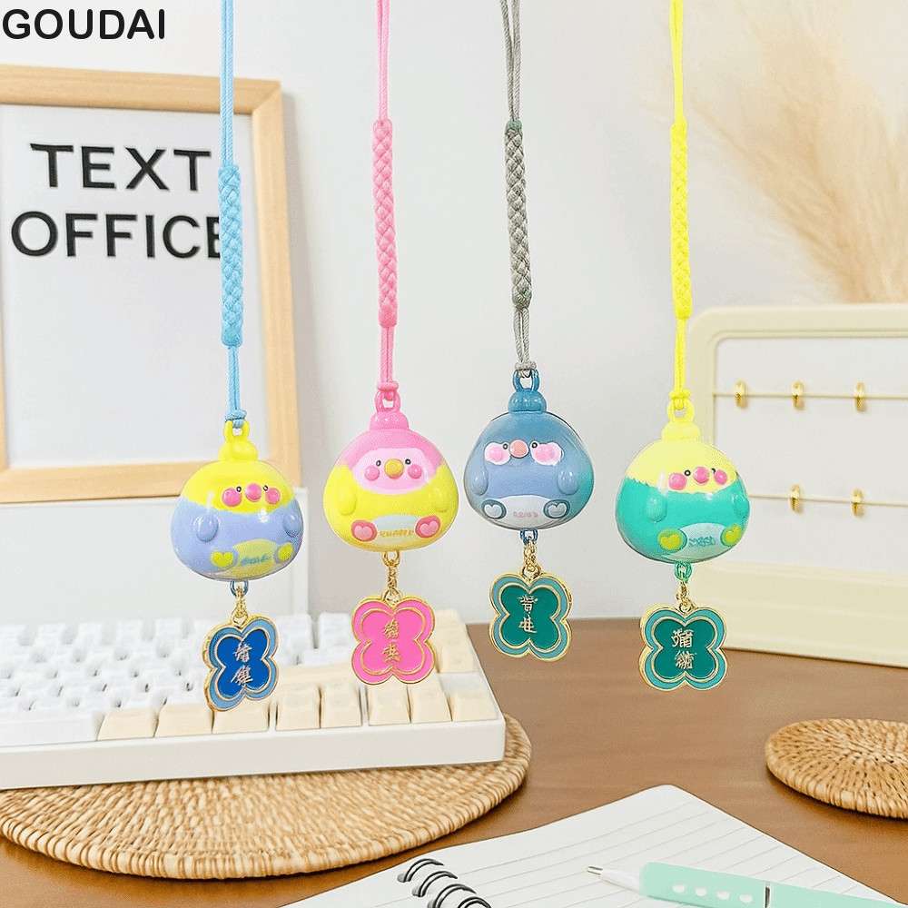 GOUDAI Chuông Bùa Khóa, Mặt Dây Chuyền Phong Cách Chuông Thiết Kế Mặt Dây Chuyền Bùa, Phụ Kiện Đáng 