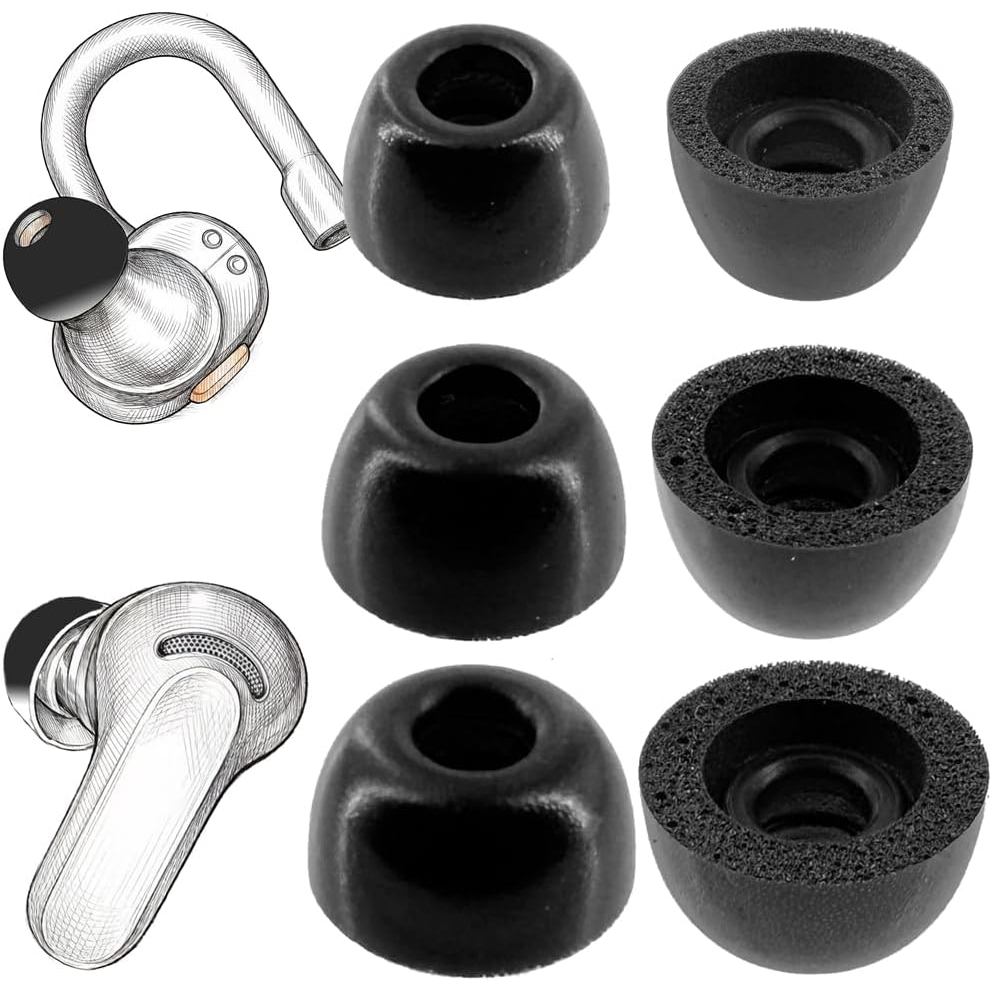 Bộ nhớ Foam Eartips Thay thế cho Skullcandy Rail ANC / Dime 3 / Dime 2 / Dime Evo / Push Active / Pu
