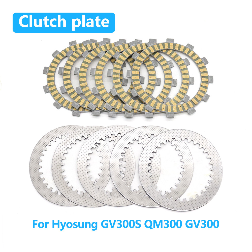 Dành Cho Hyosung GV300S QM300 GV300 GV 300 300S QM 300 Xe Máy Ly Hợp Đĩa Thép Ma Sát Đĩa Bộ Dụng Cụ 