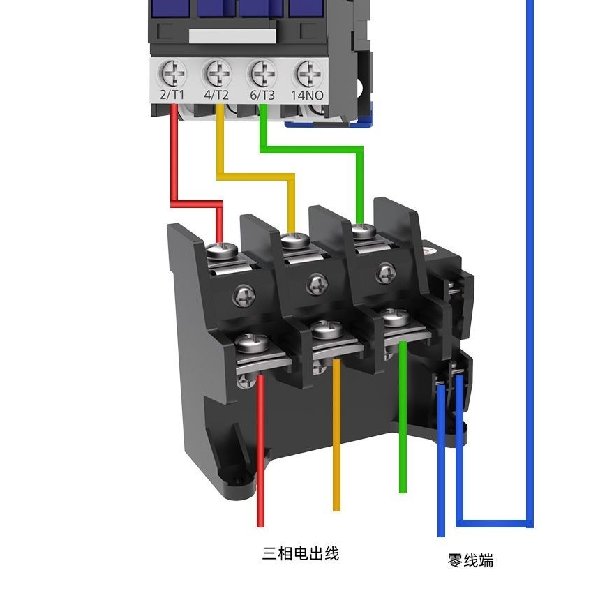 Rơle nhiệt MYDON JR36-20 JR36-63 JR36-160 Bảo vệ quá tải nhiệt 22A 6
