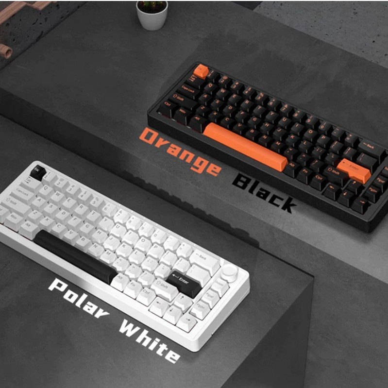 Bàn phím cơ Nhôm CNC - Furycube E68 - Full Phím - 3 Mode - RGB - Hotswap