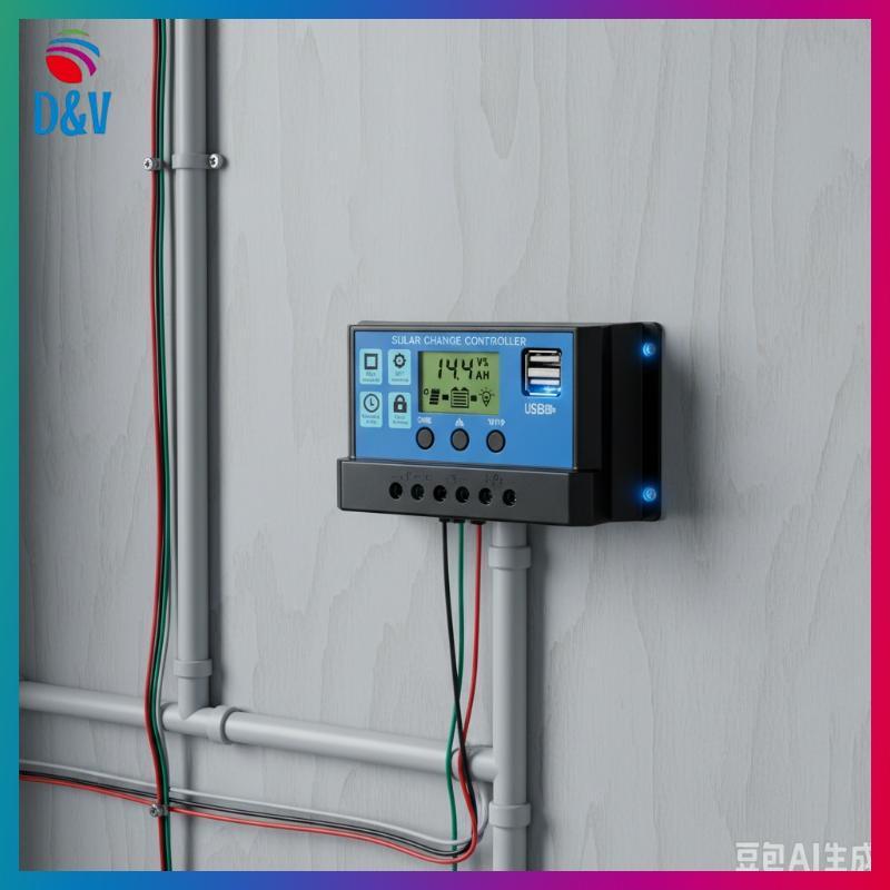 Bộ điều khiển sạc năng lượng mặt trời D & V Bảng điều khiển năng lượng mặt trời 10A / 30A Bộ điều kh