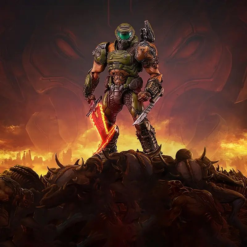 Đồ trang trí thực hành Dooms Warriors Eternal SP140 figma Quà tặng Eternal Demon Hunter