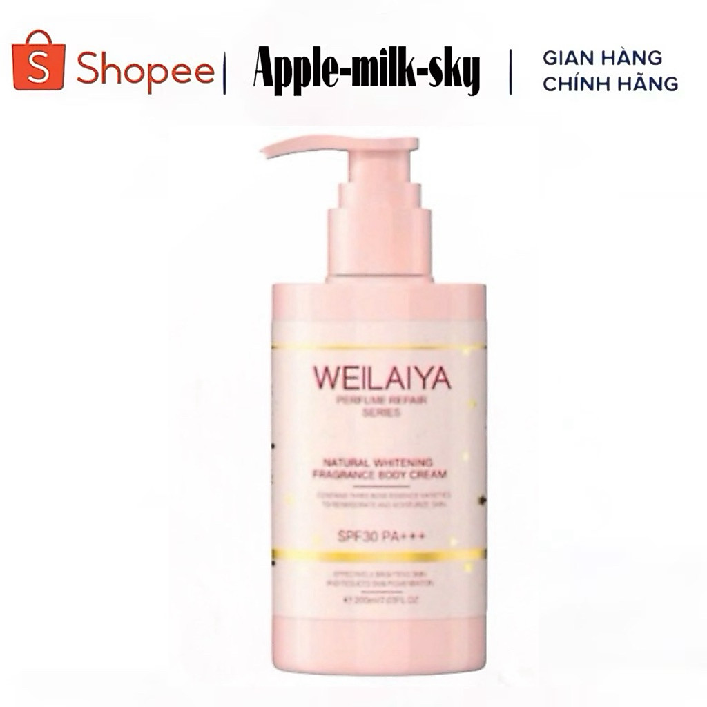 [ceo weilaiya] Kem tươi dưỡng trắng da cơ thể weilaiya