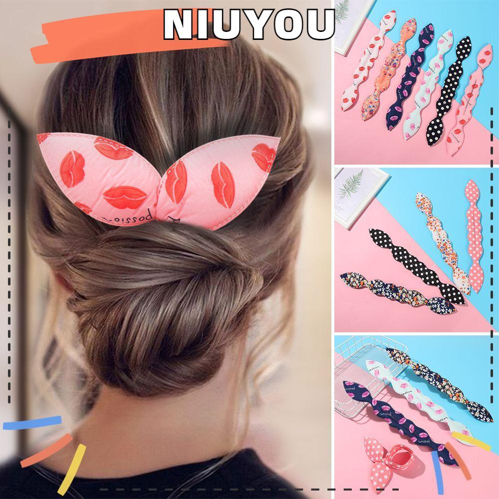 NIUYOU Curler Twist Maker Thời trang bé gái DIY Foam Bun Curler