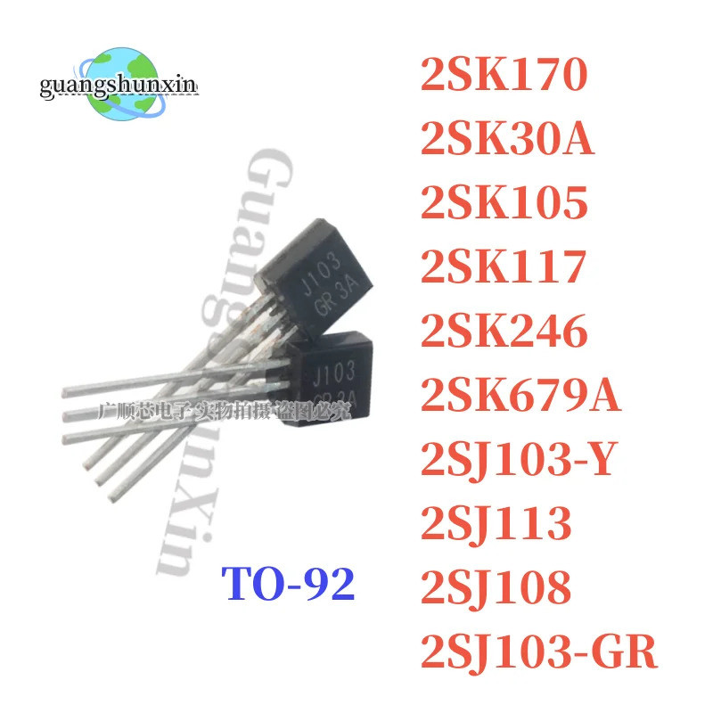 5 CÁI 2SK30A K30A 2SK30A 2SK105 2SK117 2SK170 2SK246 2SK679A 2SJ103-Y 2SJ103-GR 2SJ103 J103 2SJ108 J