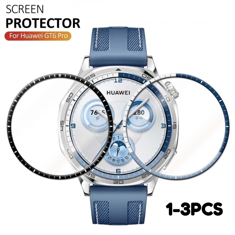 1-3 Chiếc HD Kính Cường Lực Cho Huawei Watch GT6 Pro 46mm 41mm Đồng Hồ Bảo Vệ Màn Hình Cho Huawei Wa