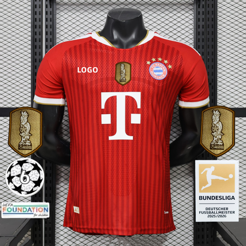 Phiên bản cầu thủ 2026 Áo bóng đá nam sân nhà của Bayern Munich