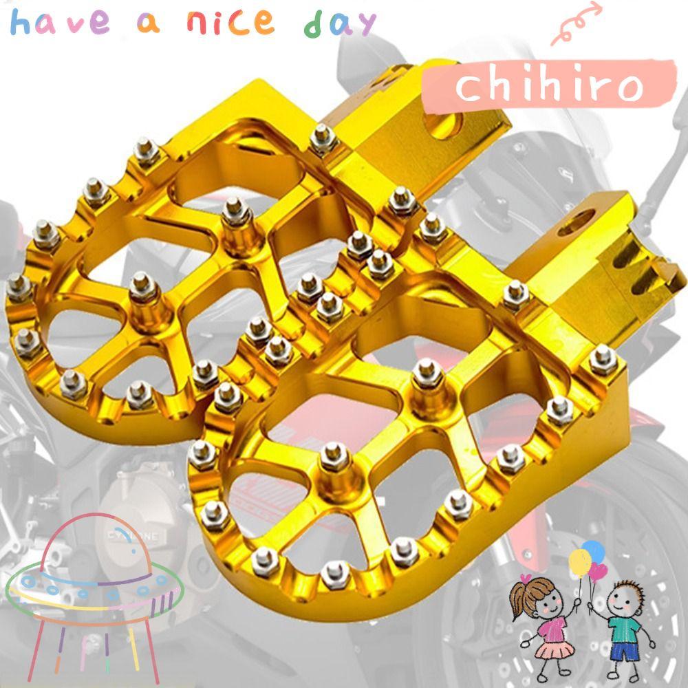 CHIHIRO Footpegs Còn Lại, Bàn Đạp Còn Lại CNC Gia Công Bụi Bẩn Chân Chốt, Bàn Đạp Bền CNC Cho MX 650