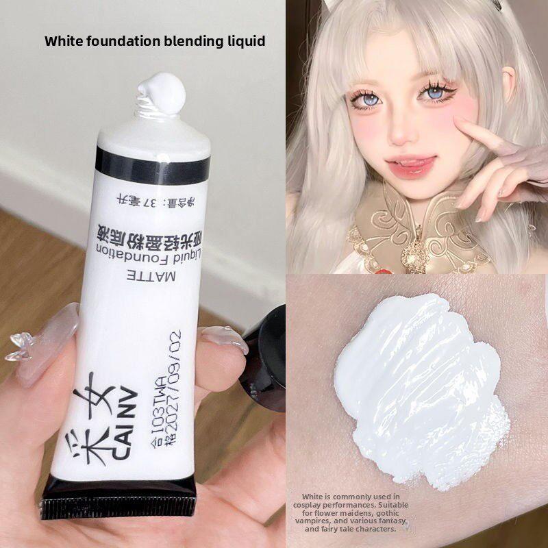 Pure White Ultra White Liquid Foundation Mixing Liquid Color Liquid White Foundation Mixing Agent Wh