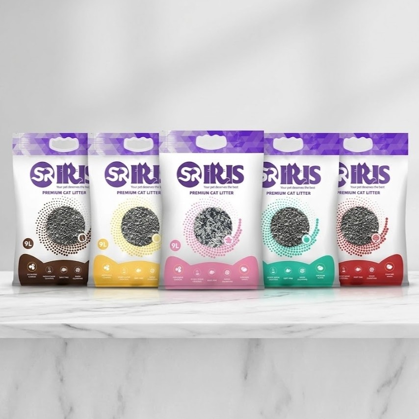 Cát vệ sinh mèo Iris cát đất sét vón cục, khử mùi hiệu quả