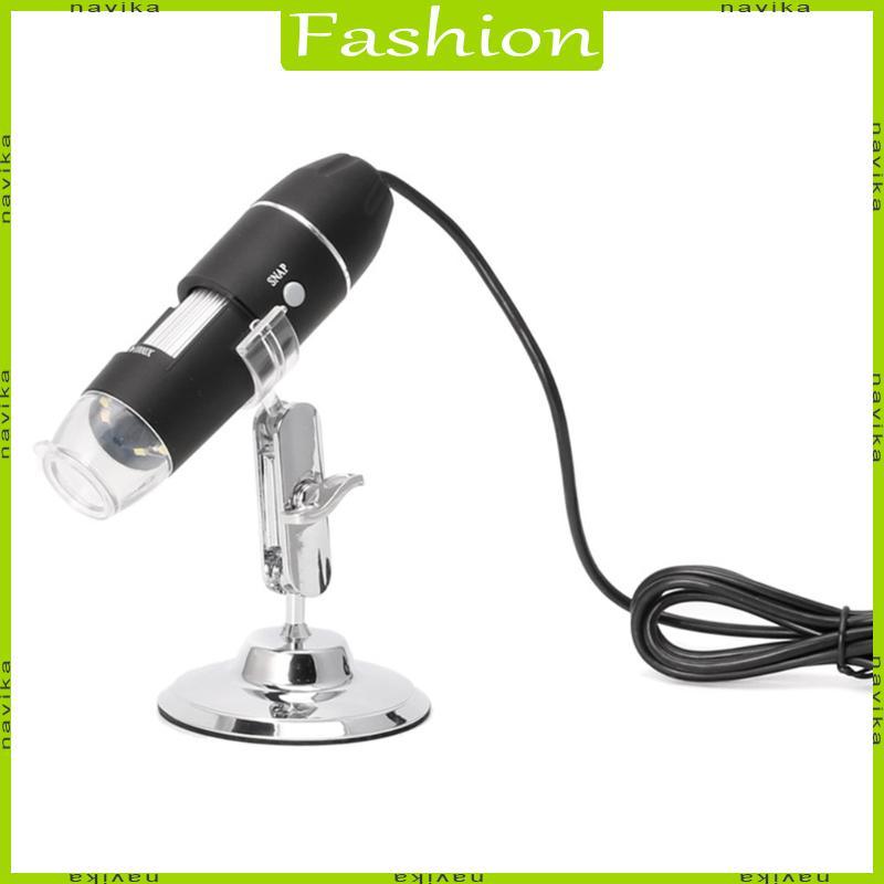 1600X USB Digital Microscope Camera Endoscope 8LED Magnifier with Hold Stand