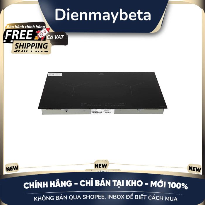 [KHÔNG BÁN QUA SHOPEE] EHI7280BB / EHI7260BB Bếp Từ Đôi 2 Vùng Nấu 70 cm Electrolux