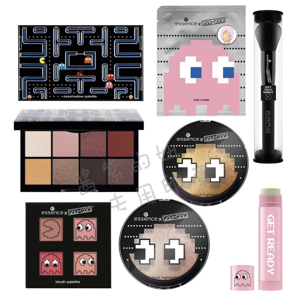 Hàng sẵn có Đức tinh chất Phiên bản giới hạn pac man pac man Limited Blush Palette Highlighter Eyesh