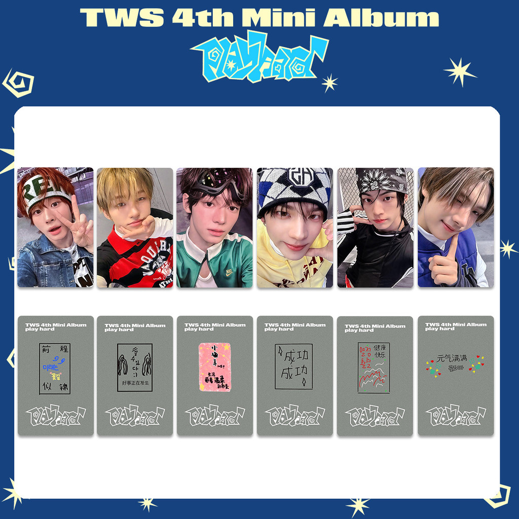 TWS Bánh mì nướng SHINYU DOHOON Album PLAY CỨNG Photocard Luôn giải trí YZY 7 Bonus Photocard