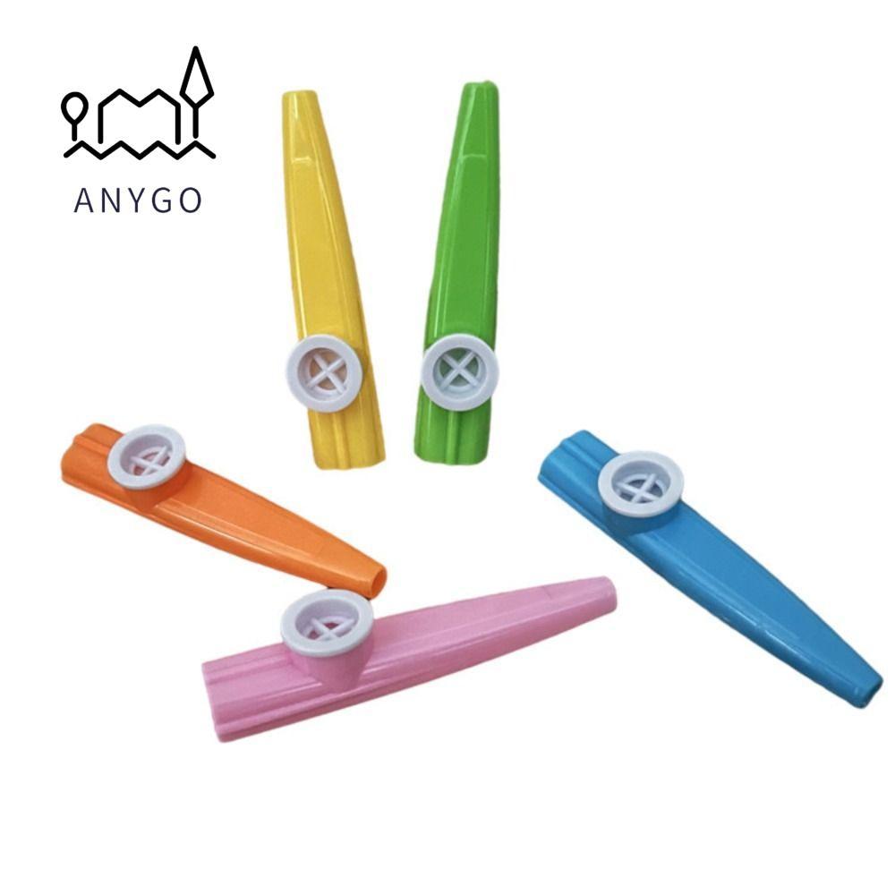 YRBWDYZDH Kazoo, Sáo Kazoo Anh Vui Nhộn, Nhiều Màu Sắc 1 / 5 / 10 Còi Nhựa Nhạc Cụ Đảng