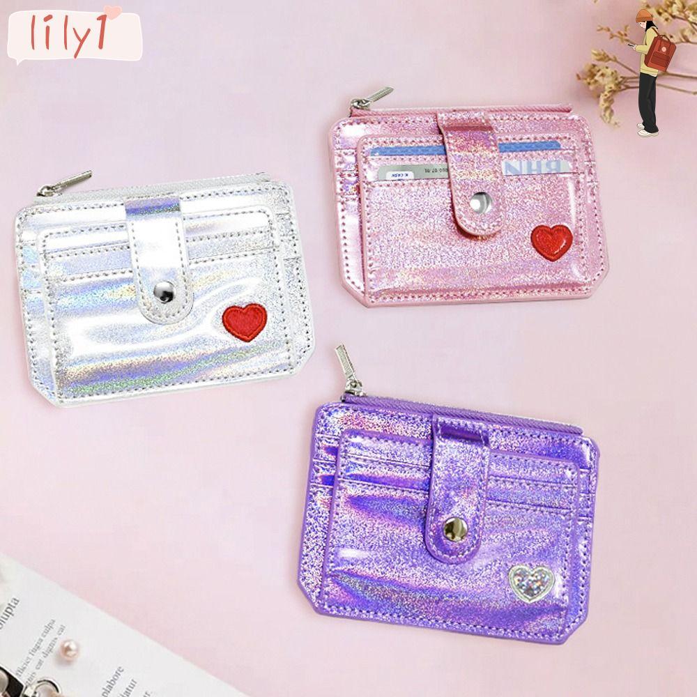 LILY Slim Wallet mini Multi Card Girl Thẻ ID học sinh