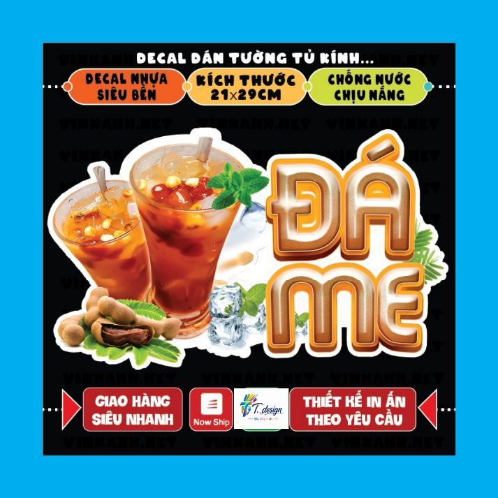 Decal ĐÁ ME dán trang trí tường, chống nước không bay màu,dán tủ,vali,decal dán kính,xe đẩy,laptop-c