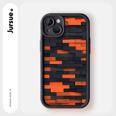 JURSUE Ốp điện thoại mềm bảo vệ chống sốc thẩm mỹ thời trang ngộ nghĩnh cho iPhone 17 Air 16 15 14 13 12 11 Pro Max SE 2020 X XR XS ip 8 7 Plus MZ506567Q Q