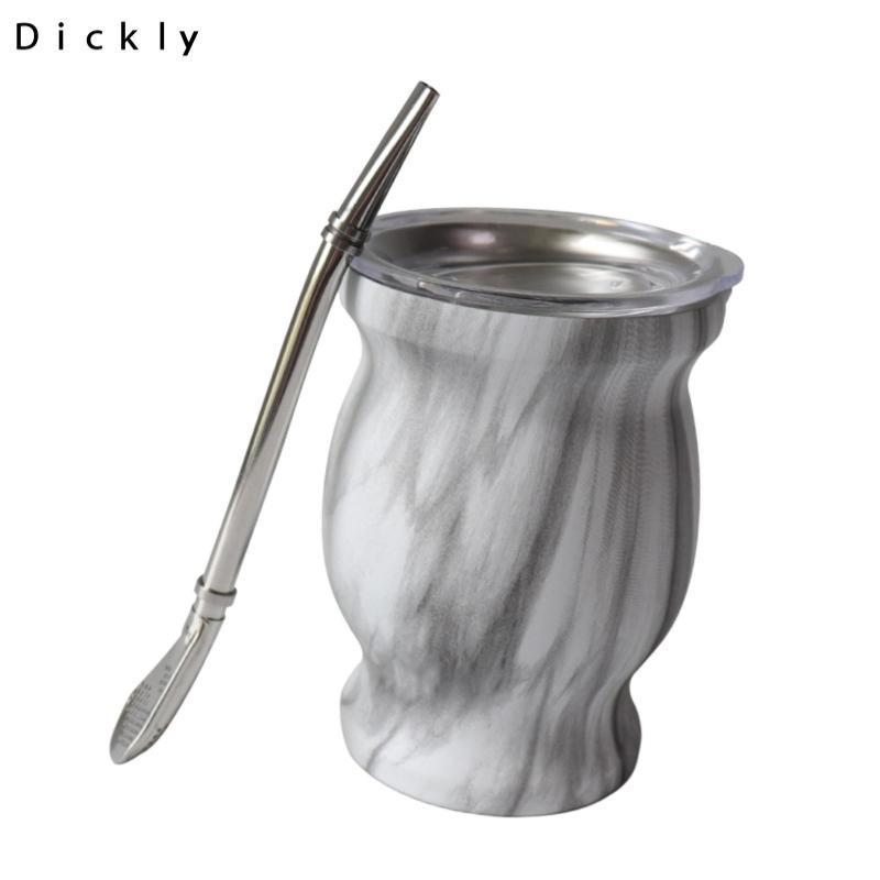 Yerba Mate Cup Đôi Tường Di Động Bằng Thép Không Gỉ Yerba Bầu Bộ Cốc Trà Chuyên Nghiệp Mate Bầu Cho 
