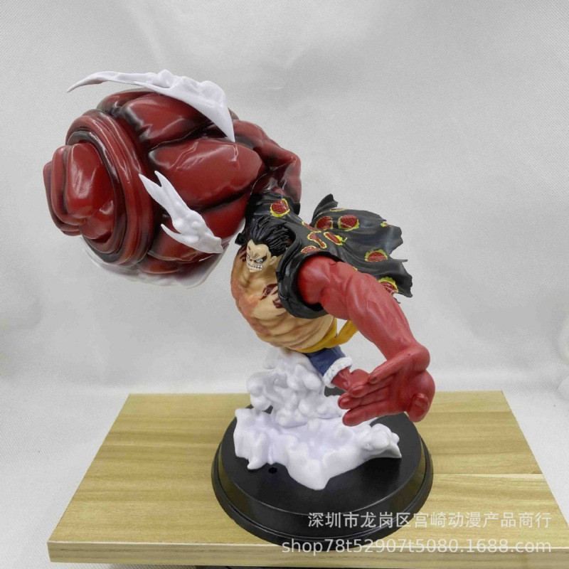 DLLF One Piece  Phantom Luffy Great Ape King's Gun Big Fist Phantom Luffy Manual Model