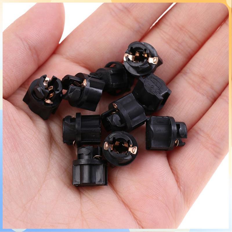 (COD) 5 Chiếc Đèn Tín Hiệu T5 Led Xoắn Soet Bảng Điều Khiển Cụm Soet Giá Đỡ Đèn Đế T5 Soet Bóng Đèn 