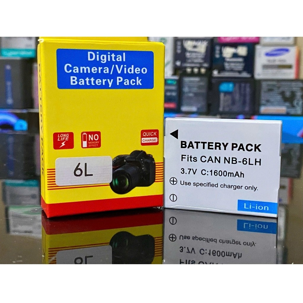 Bộ Pin, Sạc Thay Thế Canon NB-6L/6LH Cho IXUS 85 IS, 95 IS IXUS 105 IS, 110 IS IXUS 200 IS, 210 IS I