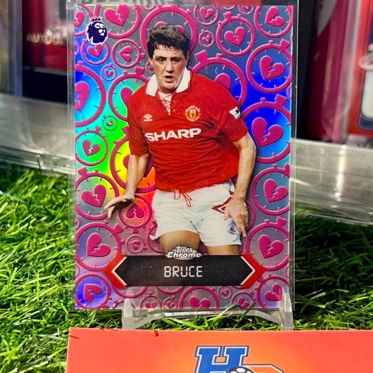 Thẻ bóng đá Steve Bruce Heartbreak Topps Chrome EPL 2025/26