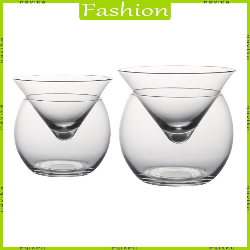 NA Wine Glass Cone Martini Globular Set Bartender Cốc uống nước Cốc hai lớp